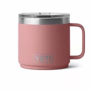 YETI Rambler - Sandstone Pink 14 oz Stackable Mug